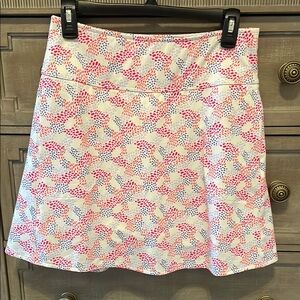 Zero Restriction Pink and Blue Patterned‎ Women's golf Skirt skort size small